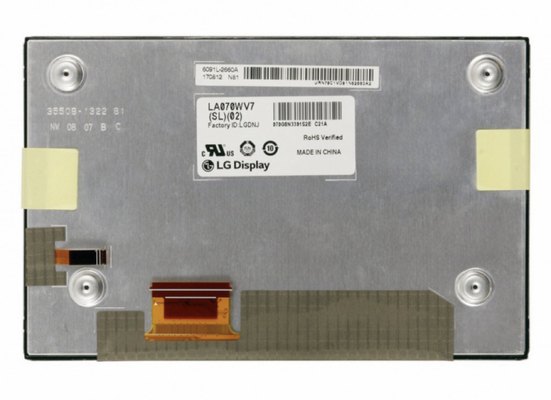 LA070WV7-SL02 màn hình LG 7&quot; 800 ((RGB) × 480 WVGA 133PPI 1000 cd / m2 màn hình LCD công nghiệp