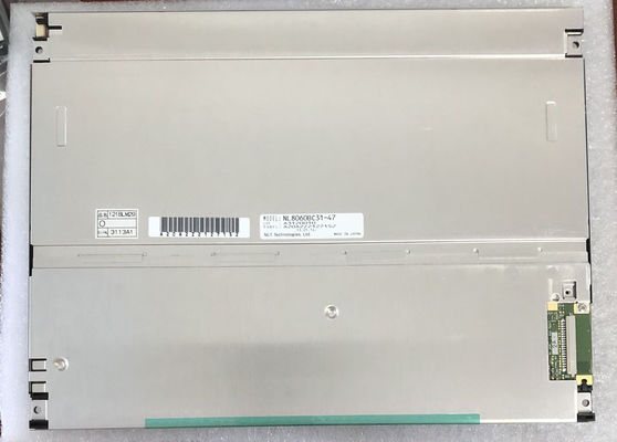 NL8060BC31-47 NLT 12.1INCH 450CD / M2 LCM 800 × 600 800 × 600RGB WLED LVDS Nhiệt độ lưu trữ: -30 ~ 80 ° C MÀN HÌNH LCD CÔNG NGHIỆP