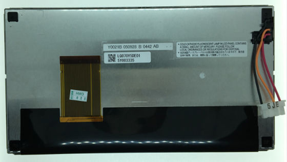 7 &quot;LCM 800 × 480RGB 320cd / m² LQ070Y5DE01 Màn hình LCD TFT sắc nét
