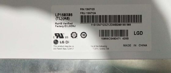 15.0" 1024x768 150cd/m2 Tft Lcd Screen 85PPI LP150X08-TLA8 45/45/15/35 (Loại.)