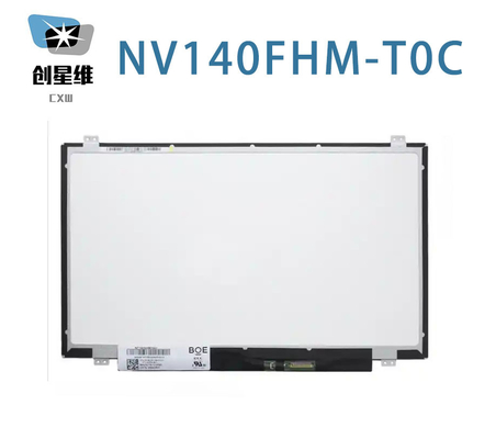 NV140FHM-T0C BOE 14.0" 1920 ((RGB) × 1080, FHD 157PPI 300 cd/m2