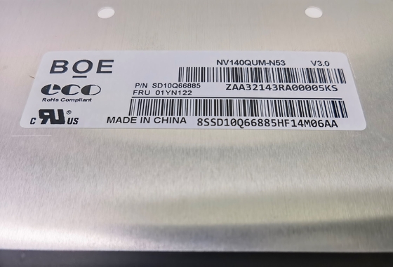 NV140QUM-N53 BOE 14.0" 3840 ((RGB) × 2160, 500 cd/m2
