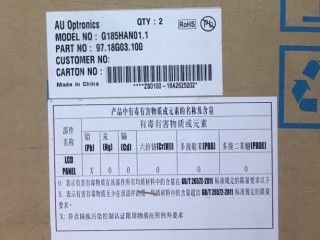 LCD LCD 18,5 inch sRGB G185HAN01.1 với trình điều khiển LED được thiết kế cho công nghiệp và y tế
