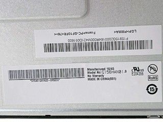 G156HAN01.0 16.2M 15.6 Inch 40 Pin Symmetry TFT LCD Panel 89/89/89/89