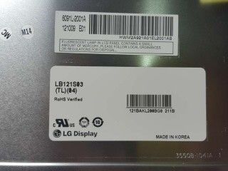 Dải dọc RGB LB121S03-TL04 30 chân LG TFT Display 70/70/55/65 (Loại.)