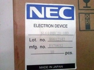 NL6448BC20-18D 122PPI 6.5 INCH 640 × 480 NEC TFT màn hình LCD 132.48 ((W) × 99.36 ((H) mm