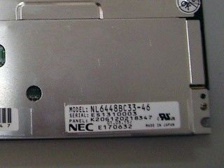 NL6448BC33-46 10.4 INCH 640 RGB × 480 VGA 76PPI NEC TFT LCD 530/550g (Loại./Tối đa.)