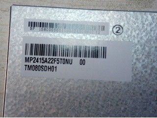 250cd/m2 8,0" 800×600 TM080SDH01 70/70/50/70 SVGA 125PPI TIANMA TFT LCD TM080SDH01