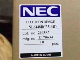 10.4 inch 450cd / m2 VGA 76PPI TFT LCD Panel NL6448BC33-64D 80/80/80/55