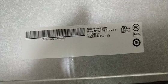 1024×768 XGA 85PPI 390cd/M2 TFT LCD Diaplay AUO G150XTK01.0 màn hình LCD