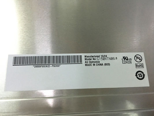 G150XTN06.0 1024×768 XGA 85PPI 450cd/m2 Industrial LCD Panel màn hình LCD