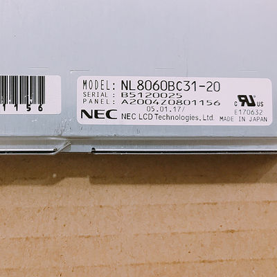NL8060BC31-20 NLT 12.1INCH 250CD / M2 LCM 800 × 600 800 × 600RGB CCFL TTL Nhiệt độ hoạt động: 0 ~ 55 ° C MÀN HÌNH LCD CÔNG NGHIỆP
