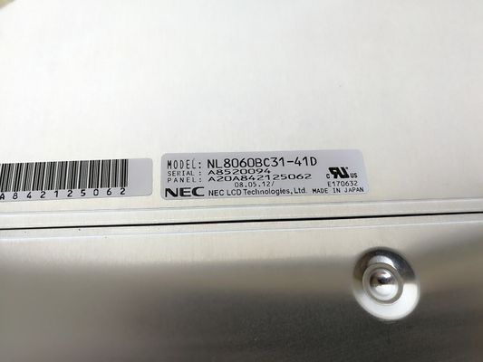 NL8060BC31-41D NLT 12.1INCH 400CD / M2 LCM 800 × 600 800 × 600RGB CCFL LVDS Nhiệt độ hoạt động: -20 ~ 70 ° C LCD CÔNG NGHIỆP