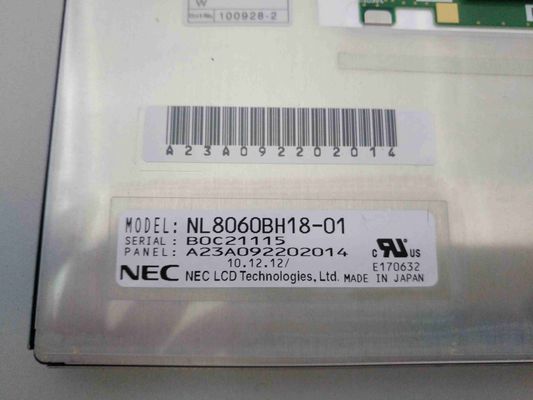 CCFL LVDS NLT 7.2in NEC Màn hình TFT 400CD / M2 NL8060BH18-01