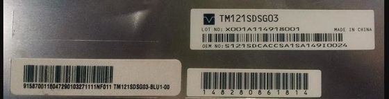 SVGA 82PPI 12.1" 800×600 RGB Tianma TFT LVDS TM121SDSG03 80/80/65/75 (Loại.)