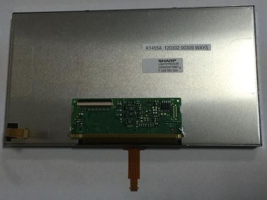 7 &quot;LCM 800 × 480RGB 485cd / m² LQ070Y5DG36 Màn hình LCD TFT sắc nét