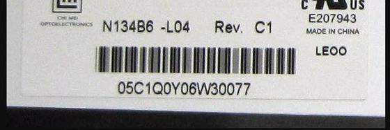 N134B6-L04 CMO 13,4 &quot;1366 (RGB) × 768 220 cd / m² MÀN HÌNH LCD CÔNG NGHIỆP