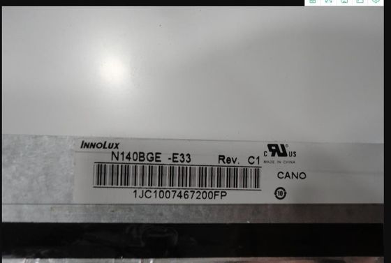 N140BGE-E33 INNOLUX 14.0 &quot;1366 (RGB) × 768 220 cd / m² MÀN HÌNH LCD CÔNG NGHIỆP