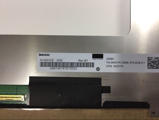 N140HCE-G52 INNOLUX 14.0 &quot;1920 (RGB) × 1080 300 cd / m² MÀN HÌNH LCD CÔNG NGHIỆP