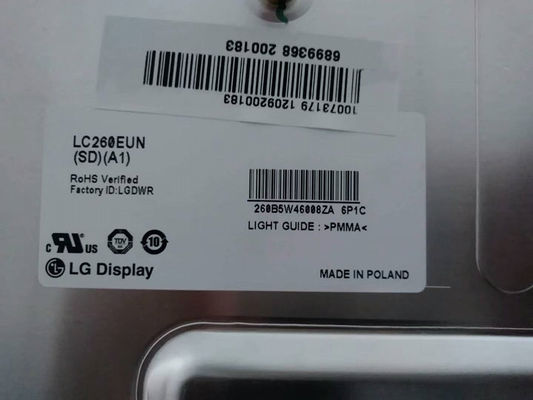 LC260EXN-SCB1 Màn hình LG 26.0 &quot;1366 (RGB) × 768 400 cd / m² MÀN HÌNH LCD CÔNG NGHIỆP