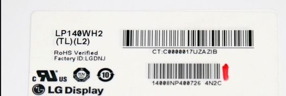 LP140WH2-TLL2 Màn hình LG 14.0 &quot;1366 × 768 200 cd / m² MÀN HÌNH LCD CÔNG NGHIỆP