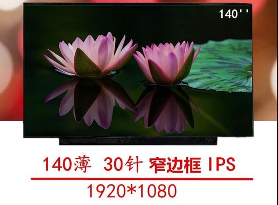 Mô-đun video màn hình LCD 14.0 &quot;1920 × 1080 300cd / m2 157PPI LP140WF3-SPC1