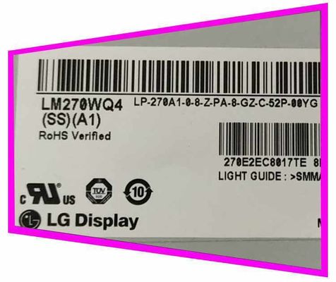 LM270WQ4-SSB1 Màn hình LG 27.0 &quot;2560 × 1440 350cd / m2 MÀN HÌNH LCD CÔNG NGHIỆP