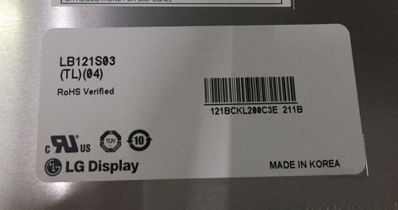 LB121S03-TD02 12.1 Inch 800x600 82PPI Tft Lcd Display 250cd/M2 LG.