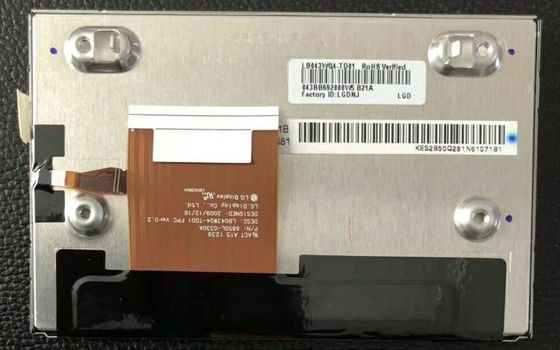 43" 480x1080 400cd/M2 Tft Lcd Display 128PPI LB043WQ4-TD01 70/70/60/50 (Loại.)