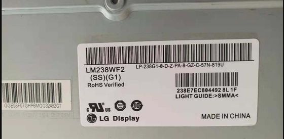 92PPI 23,8 "Quảng trường Tft hiển thị 250cd/m2 LM238WF2-SSG1 89/89/89/89 (Min.)