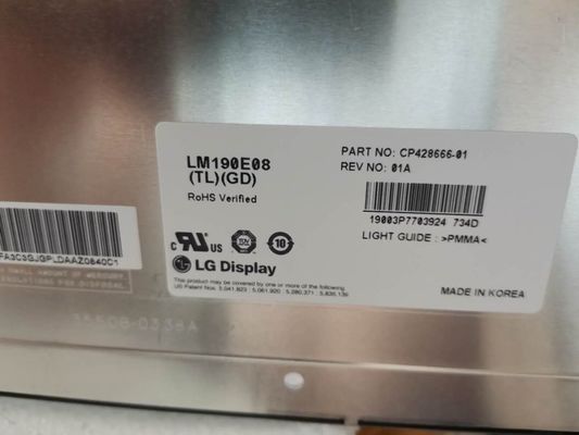 LM190E08-TLGD Màn hình LG 19.0 &quot;1280 (RGB) × 1024 300 cd / m² MÀN HÌNH LCD CÔNG NGHIỆP