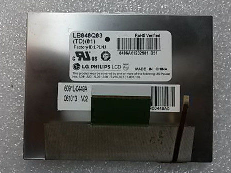 LB040Q03-TD01 LG. LCD 4.0" 320 ((RGB) × 240 200 cd / m2