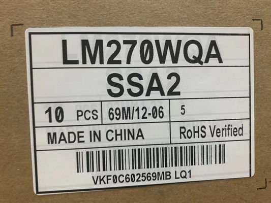 LM270WQA-SSA2 Màn hình LG 27.0 &quot;2560 (RGB) × 1440 400 cd / m² MÀN HÌNH LCD CÔNG NGHIỆP