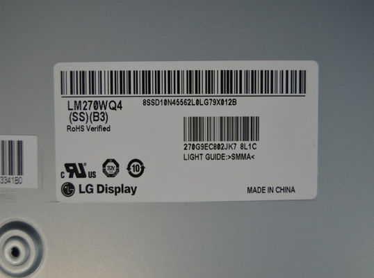 LM270WQ4-SSB3 Màn hình LG 27.0 &quot;2560 (RGB) × 1440 350 cd / m² MÀN HÌNH LCD CÔNG NGHIỆP
