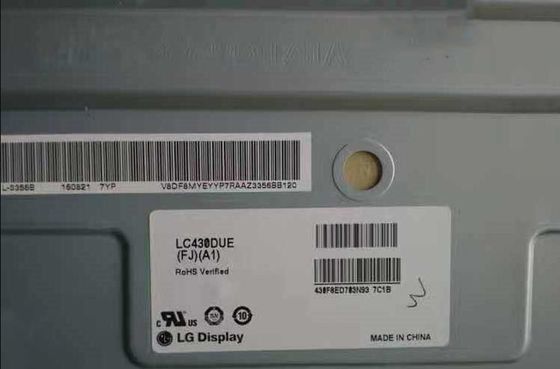 LC430DUE-FJA1 Màn hình LG 43 &quot;1920 (RGB) × 1080 200 cd / m² MÀN HÌNH LCD CÔNG NGHIỆP