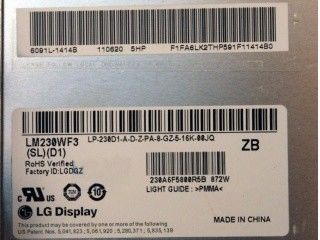 LM230WF3-SLQ5 Màn hình LG 23.0 &quot;1920 (RGB) × 1080 250 cd / m² MÀN HÌNH LCD CÔNG NGHIỆP
