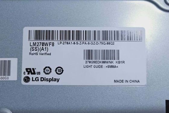 LM270WQ8-SSA1 Màn hình LG 27.0 "2560 (RGB) × 1440 350 cd / m² MÀN HÌNH LCD CÔNG NGHIỆP