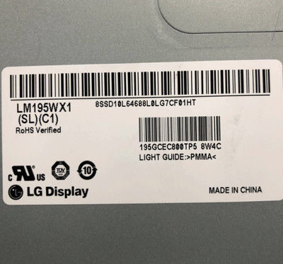 LM195WX1-SLC1 Màn hình LG 19,5 &quot;1440 (RGB) × 900 250 cd / m² MÀN HÌNH LCD CÔNG NGHIỆP