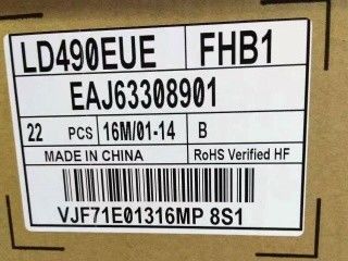 LG Display 49&quot; 450cd/m2 45PPI WLED LCD Display LD490EUE-FHB1 89/89/89/89 (Loại.)