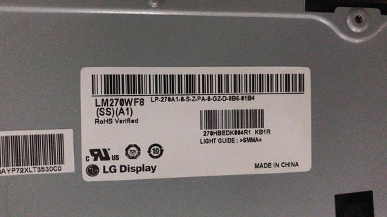 Màn hình LCD 250cd / m2 81PPI WLED 27.0 &quot;LM270WF7-SSD1 LG Display
