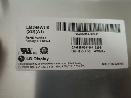 WUXGA 94PPI 320cd/m2 TFT LCD Panel 24.0" LM240WU6-SDA1 89/89/89/89 (Loại.)