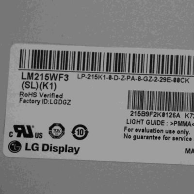 Bảng điều khiển LCD công nghiệp 102PPI 250cd / m2 LM215WF3-SLK1 1920 × 1080 WLED