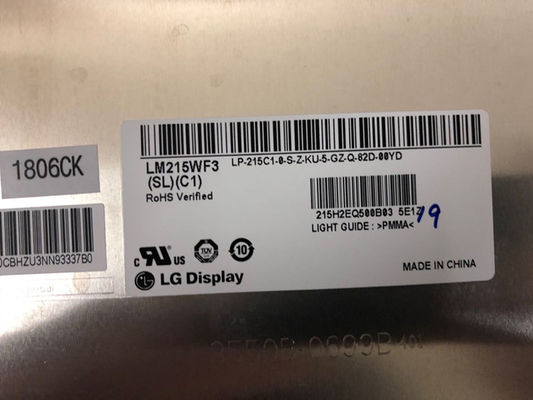 Màn hình LCD công nghiệp LCM 102PPI NTSC 1920 × 1080 250cd / m2 LM215WF3-SLC1
