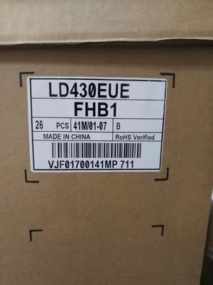 Màn hình LCD 450cd / M2 RGB FHD 51PPI vuông 43 &quot;1920 × 1080 LD430EUE-FHB1