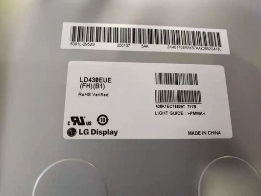Màn hình LCD 450cd / M2 RGB FHD 51PPI vuông 43 &quot;1920 × 1080 LD430EUE-FHB1
