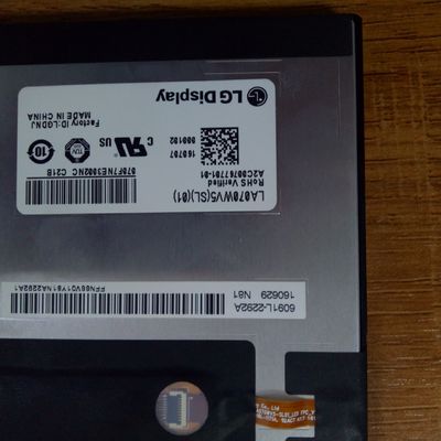 Màn hình LCD TFT 580cd / M2 133PPI WVGA LA070WV5-SL01 800 × 480 WLED